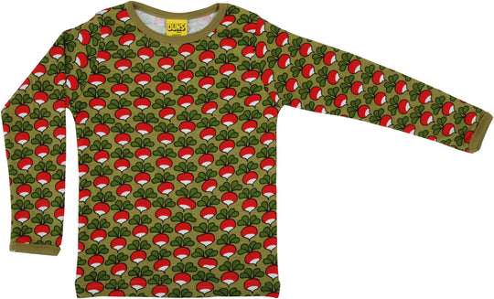 DUNS Sweden Top Long Sleeve - Radish Sage