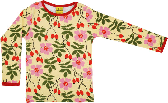 DUNS Sweden Top Long Sleeve - Rosehip Yellow