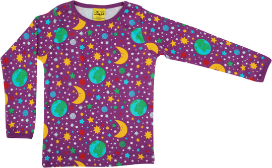 DUNS Sweden Top Long Sleeve - Mother Earth Bright Violet
