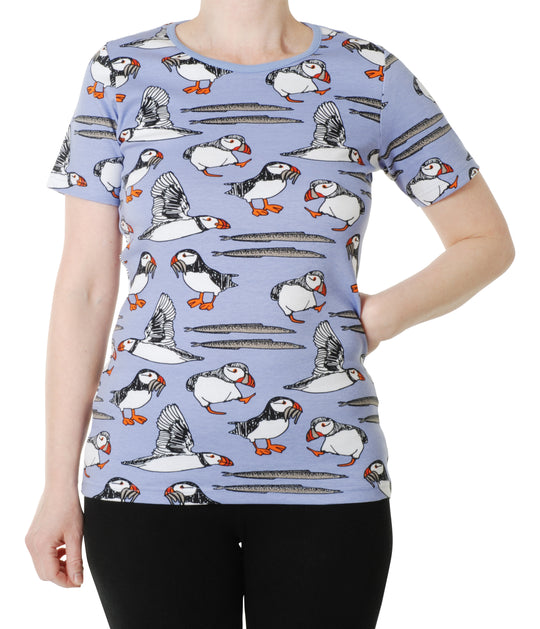 DUNS Sweden Adult Short Sleeve Top Puffin - Easter Egg