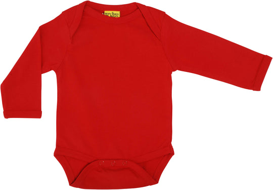 DUNS Sweden Lap Neck Body Long Sleeve - More Than A Fling Red