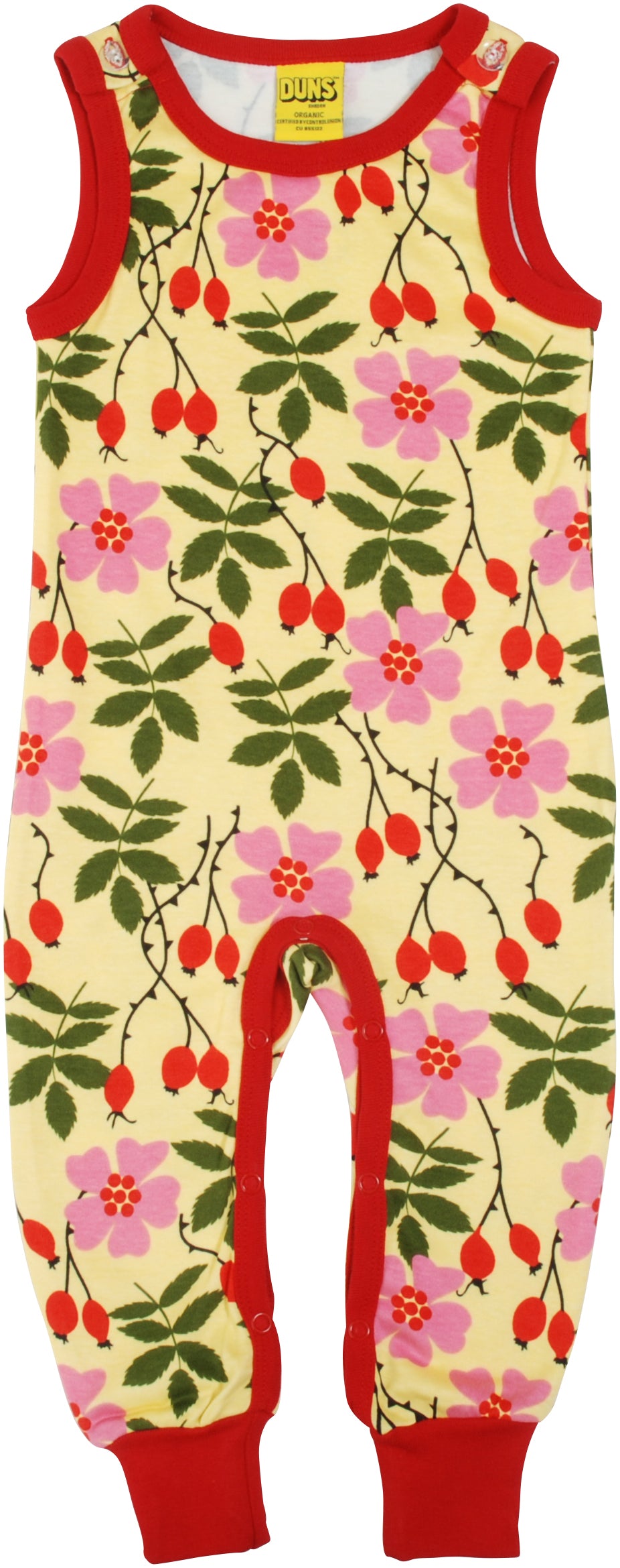 DUNS Sweden Dungarees - Rosehip Yellow