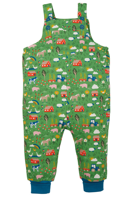 Frugi Parsnip Dungarees - Green Life At The Farm