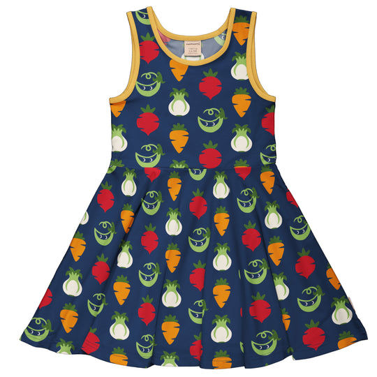 Maxomorra Dress Circle Sleeveless - Vegetables