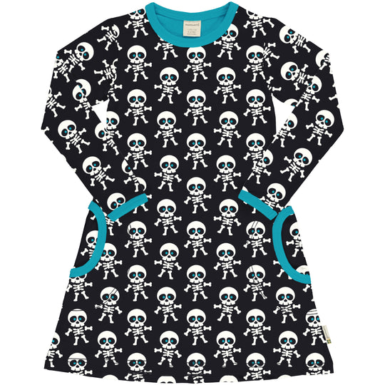 Maxomorra A-Line Dress Long Sleeve - Classic Skeleton