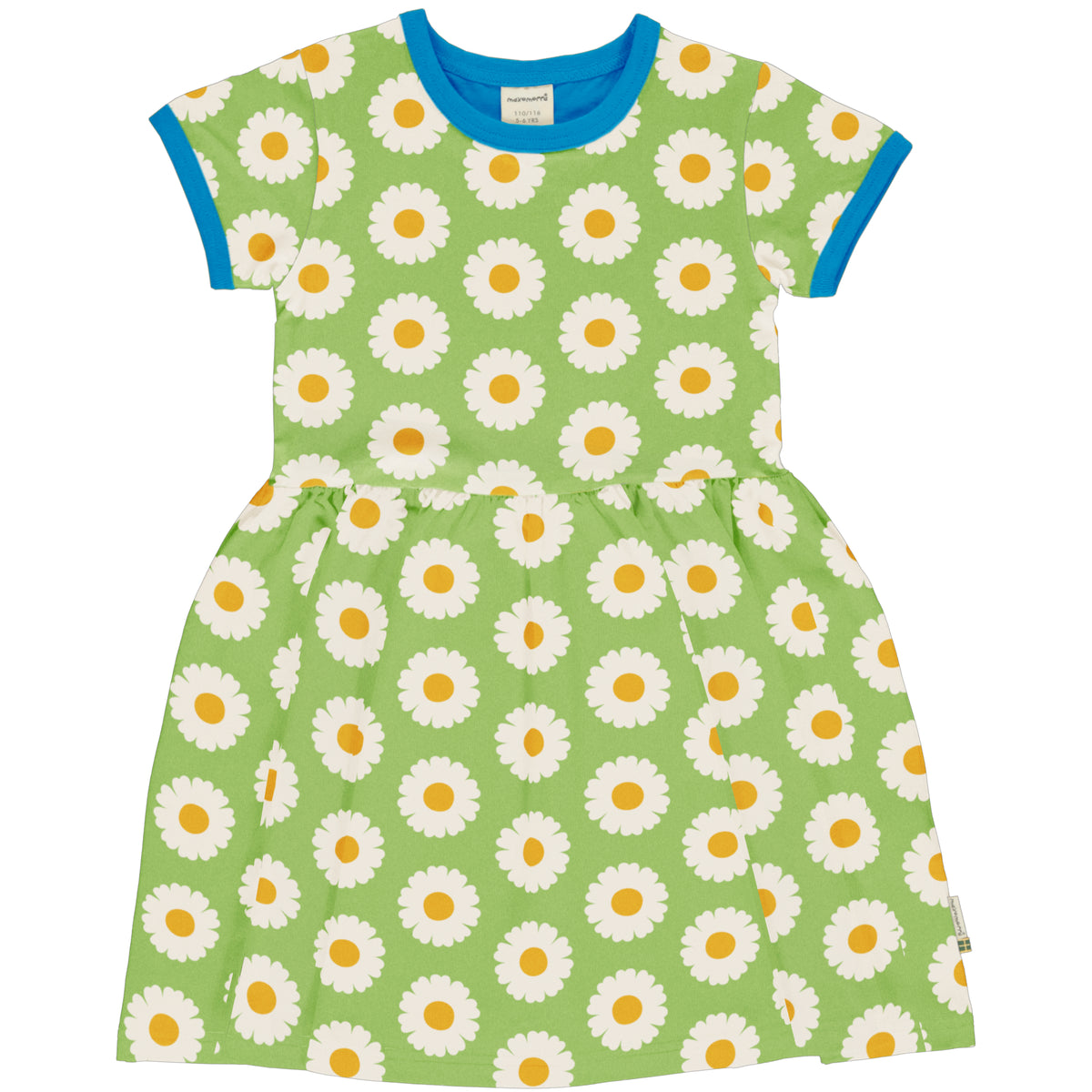 Maxomorra Dress Spin Short Sleeve - Daisy