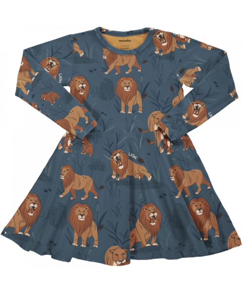 Meyadey Skater Dress Circle Long Sleeve - Lion Legacy