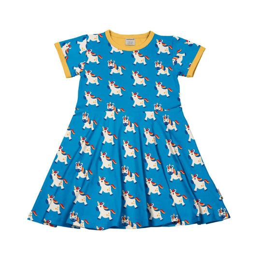 Maxomorra Dress Circle Short Sleeve - Tales Unicorn