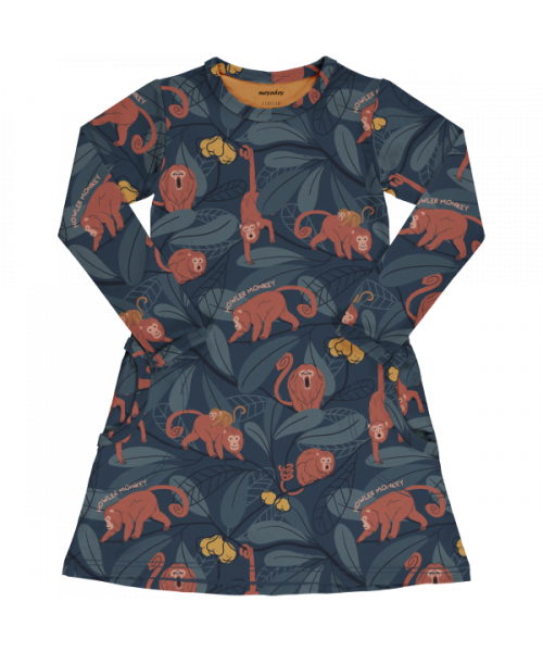 Meyadey A-Line Dress Long Sleeve - Humorous Howler