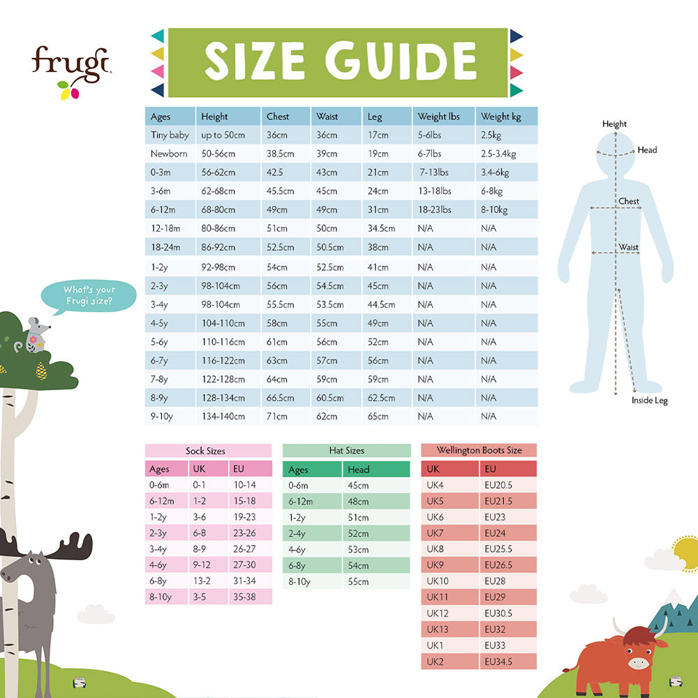 Frugi Super Special Bodies Long Sleeve - Fairy (3 Pack Multipack)