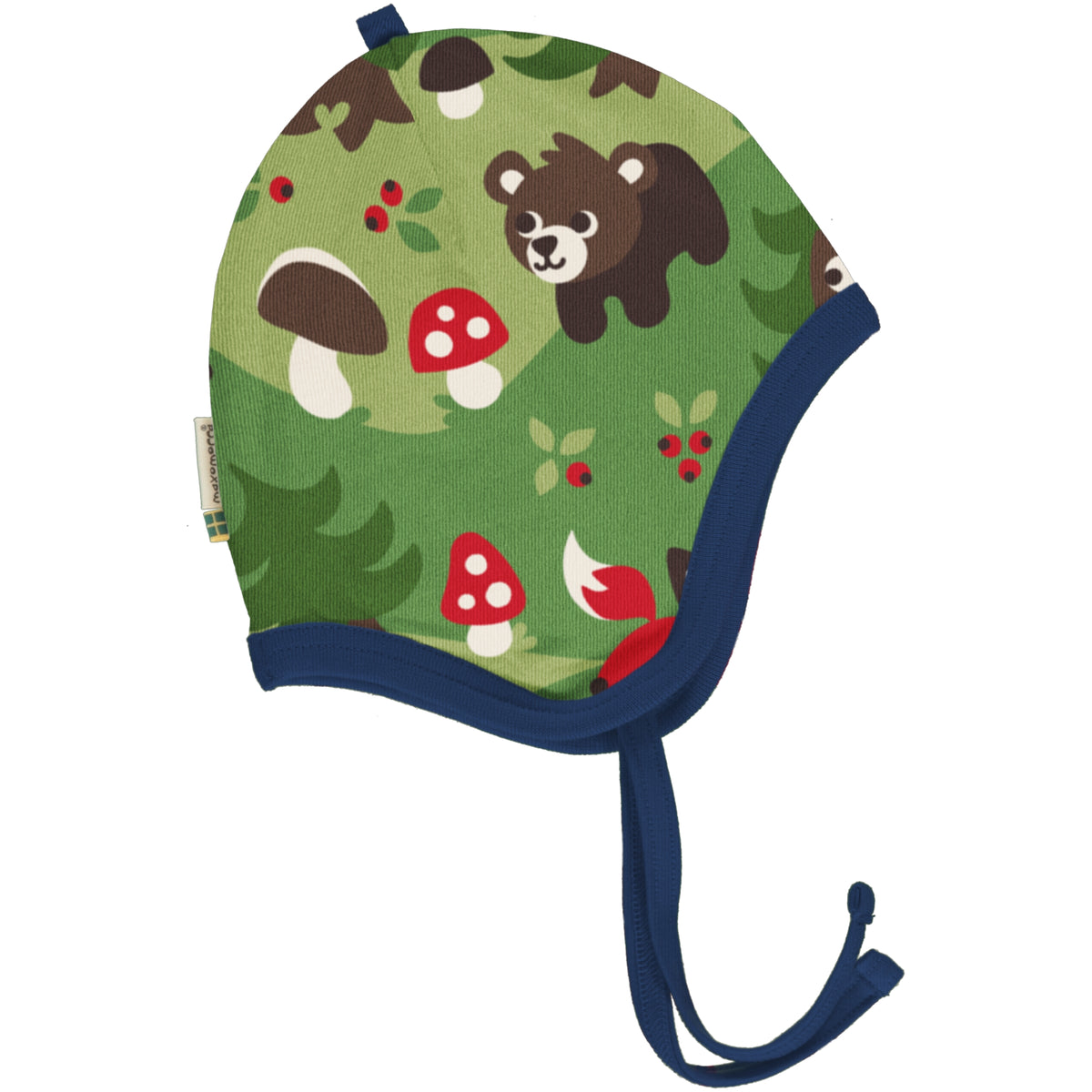 Maxomorra Hat Helmet Velour - Forest