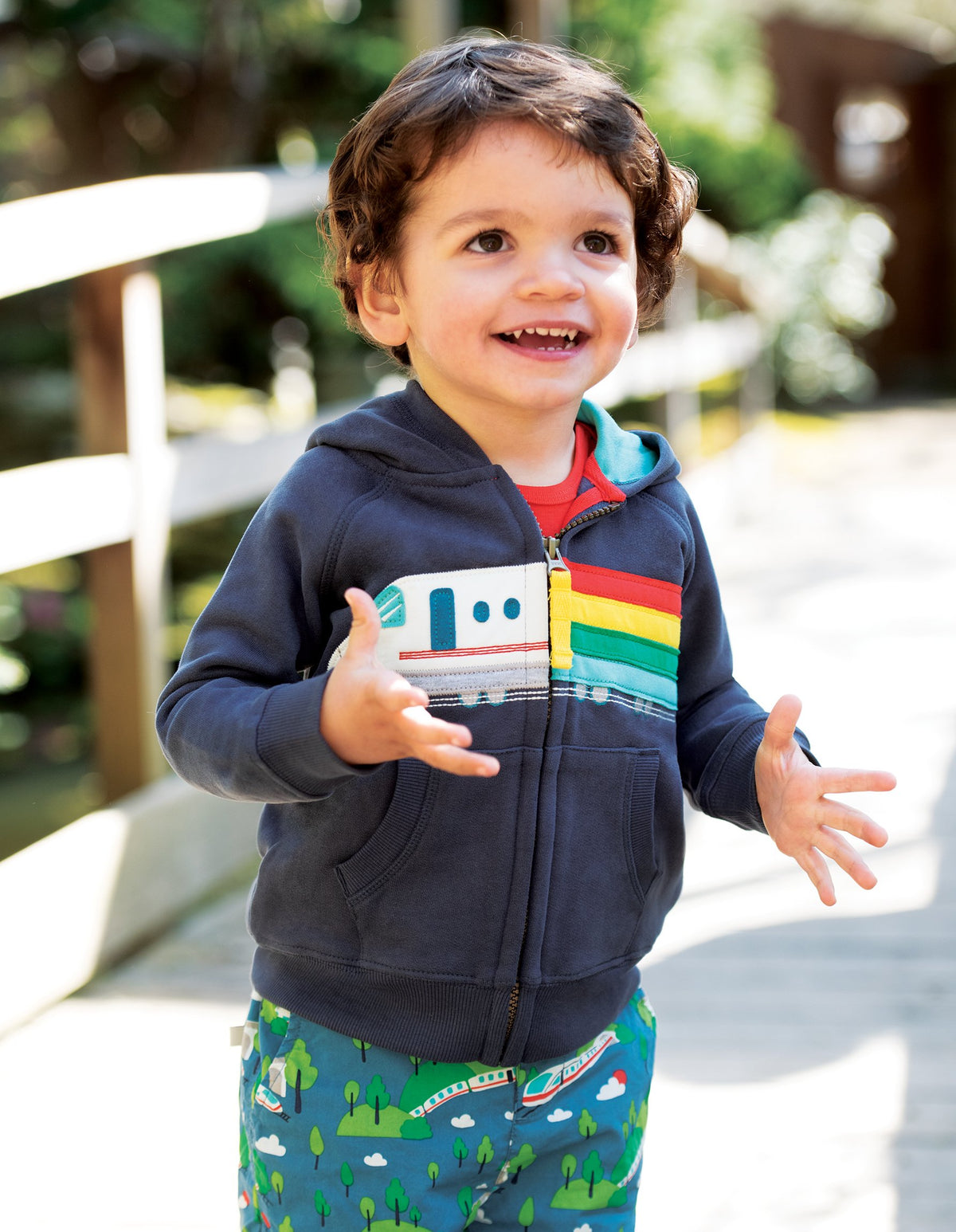Frugi Hayle Hoody Indigo/Train