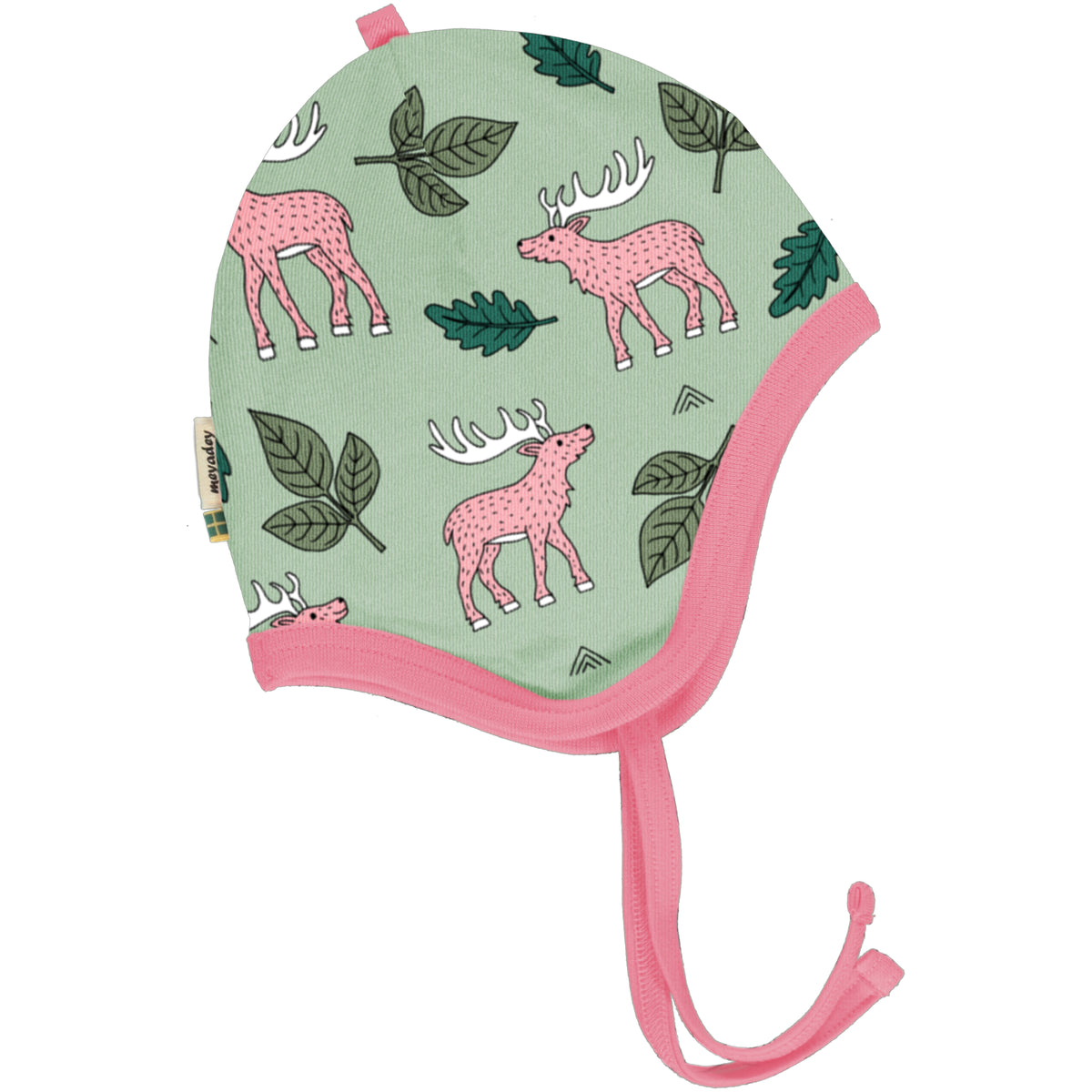 Meyadey Hat Helmet Petal Moose in soft organic cotton at The Thrifty Stork