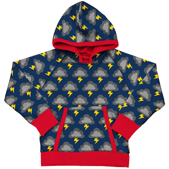 Maxomorra Hoodie Lined - Classic Lightning