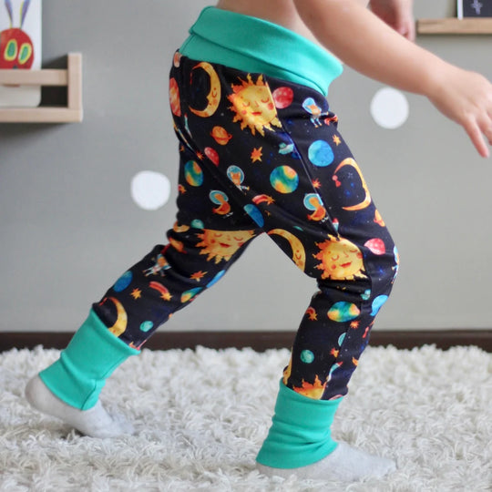 Curious Stories Grow With Me Pants - Space
