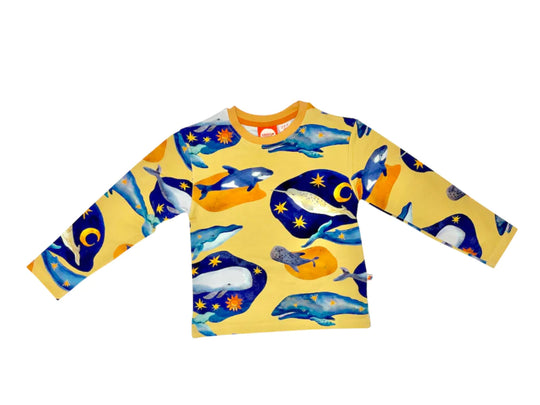 Curious Stories Long Sleeve Sweatshirt - Whale