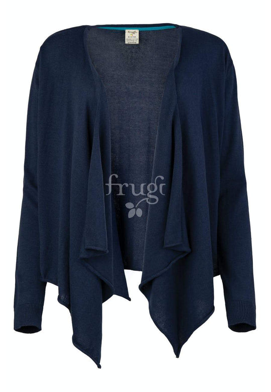Frugi Adult Penelope Wrap Cardigan - Indigo