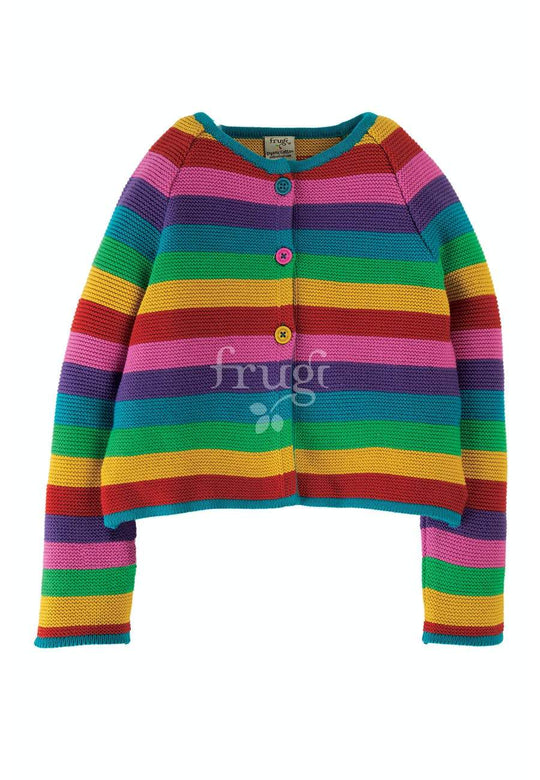 Frugi Rainbow Swing Cardigan - Rainbow