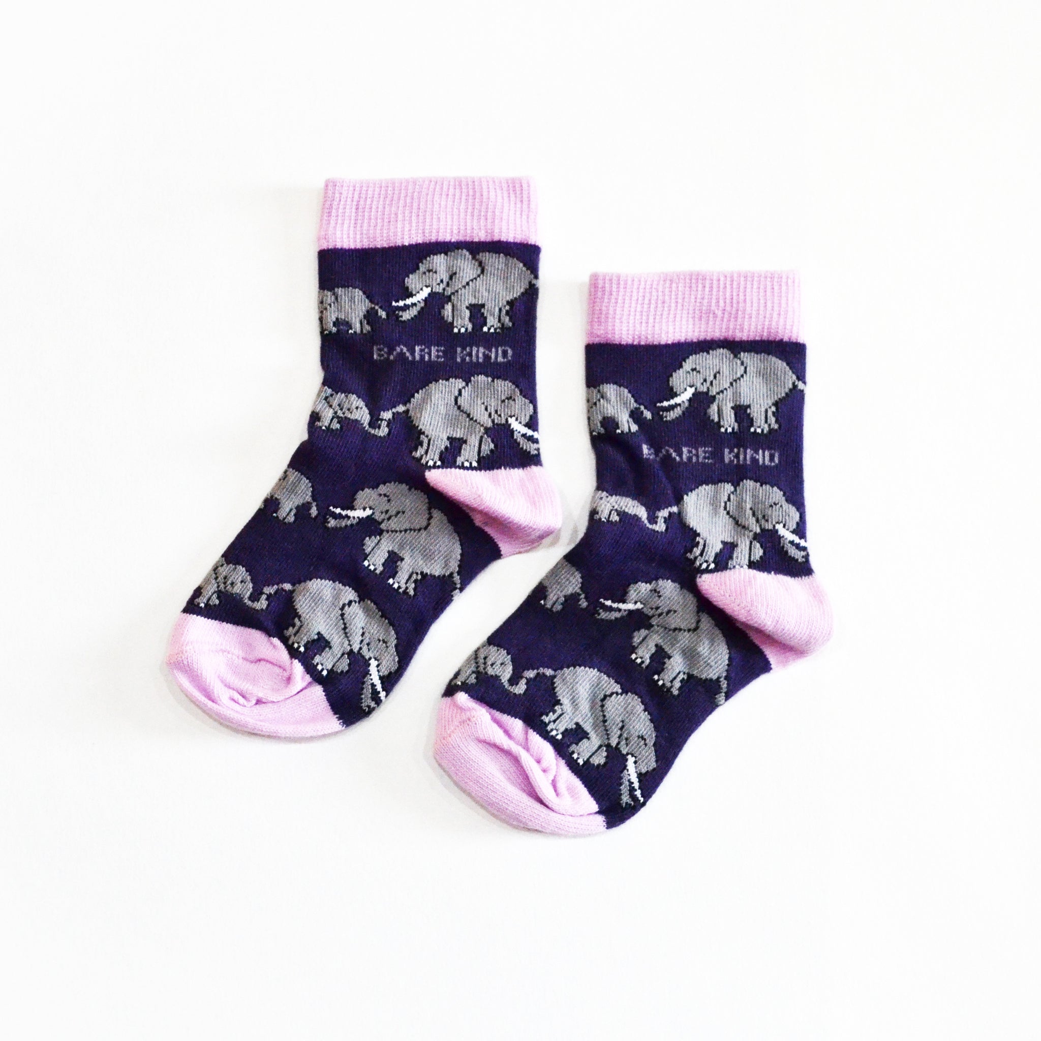 Bare Kind Bamboo Socks Kids – Elephants