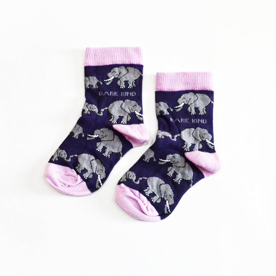 Bare Kind Bamboo Socks - Kids – Elephants
