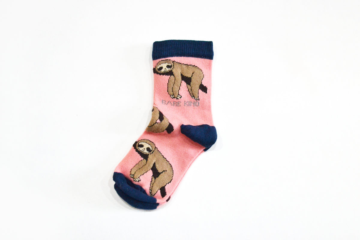 Bare Kind Kids Bamboo Socks - Sloths