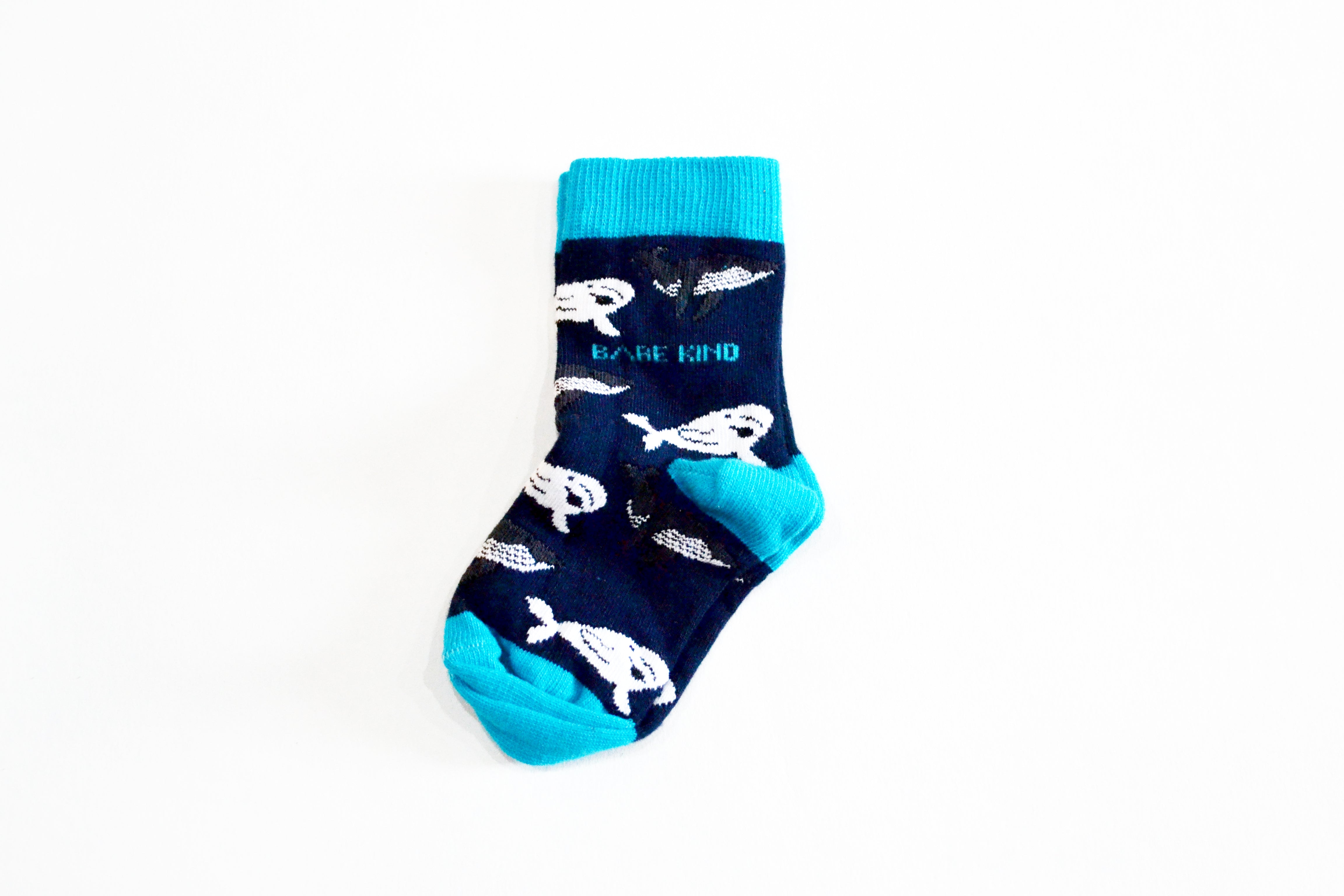 Bare Kind Bamboo Socks - Kids - Whales