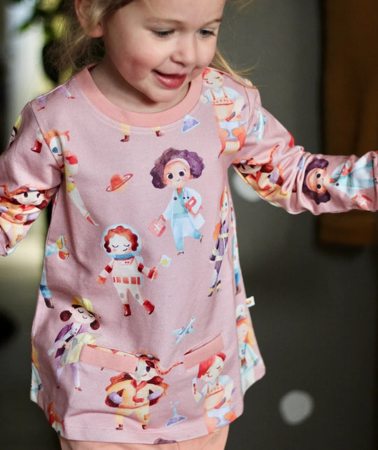 Curious Stories Dress - Supergirl (Rose)