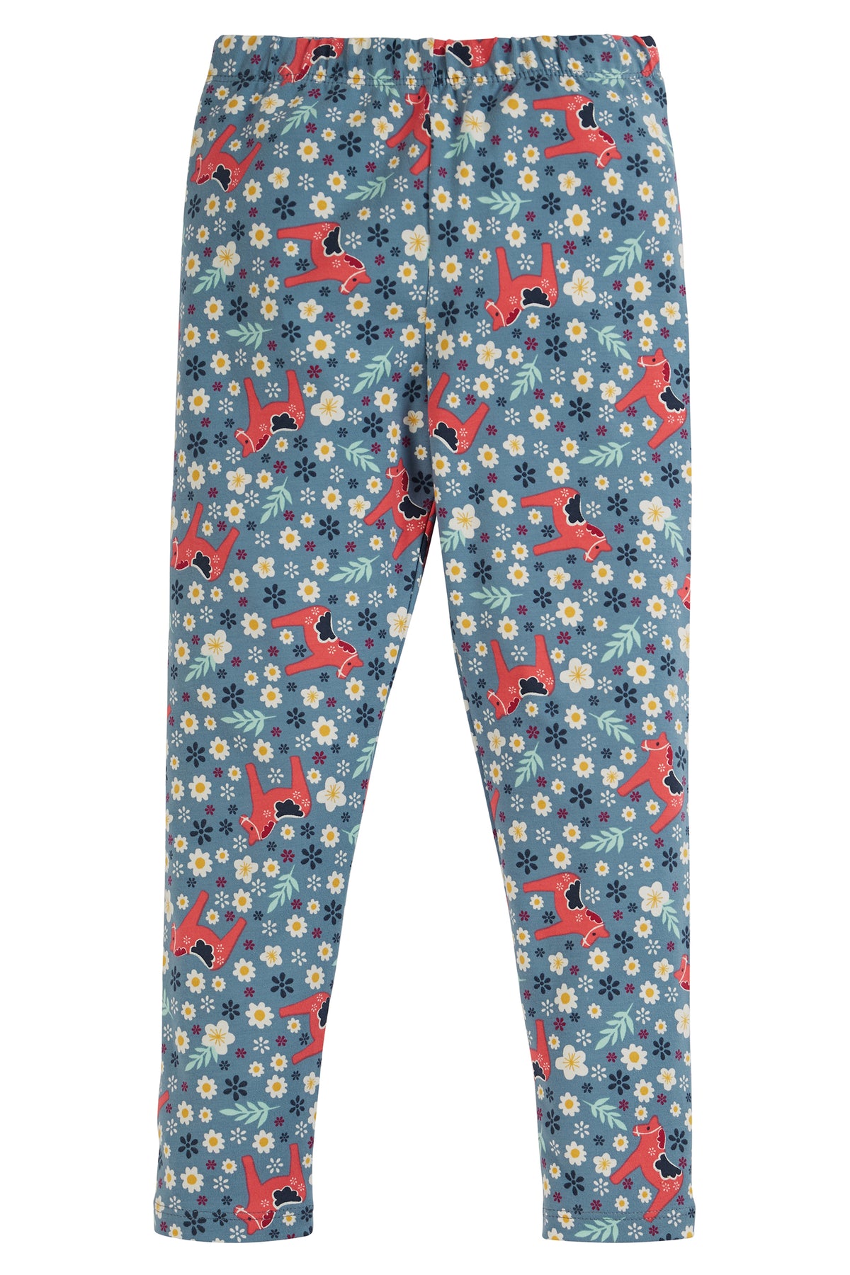Frugi Libby Printed Leggings - Abisko Sky Dala Ditsy