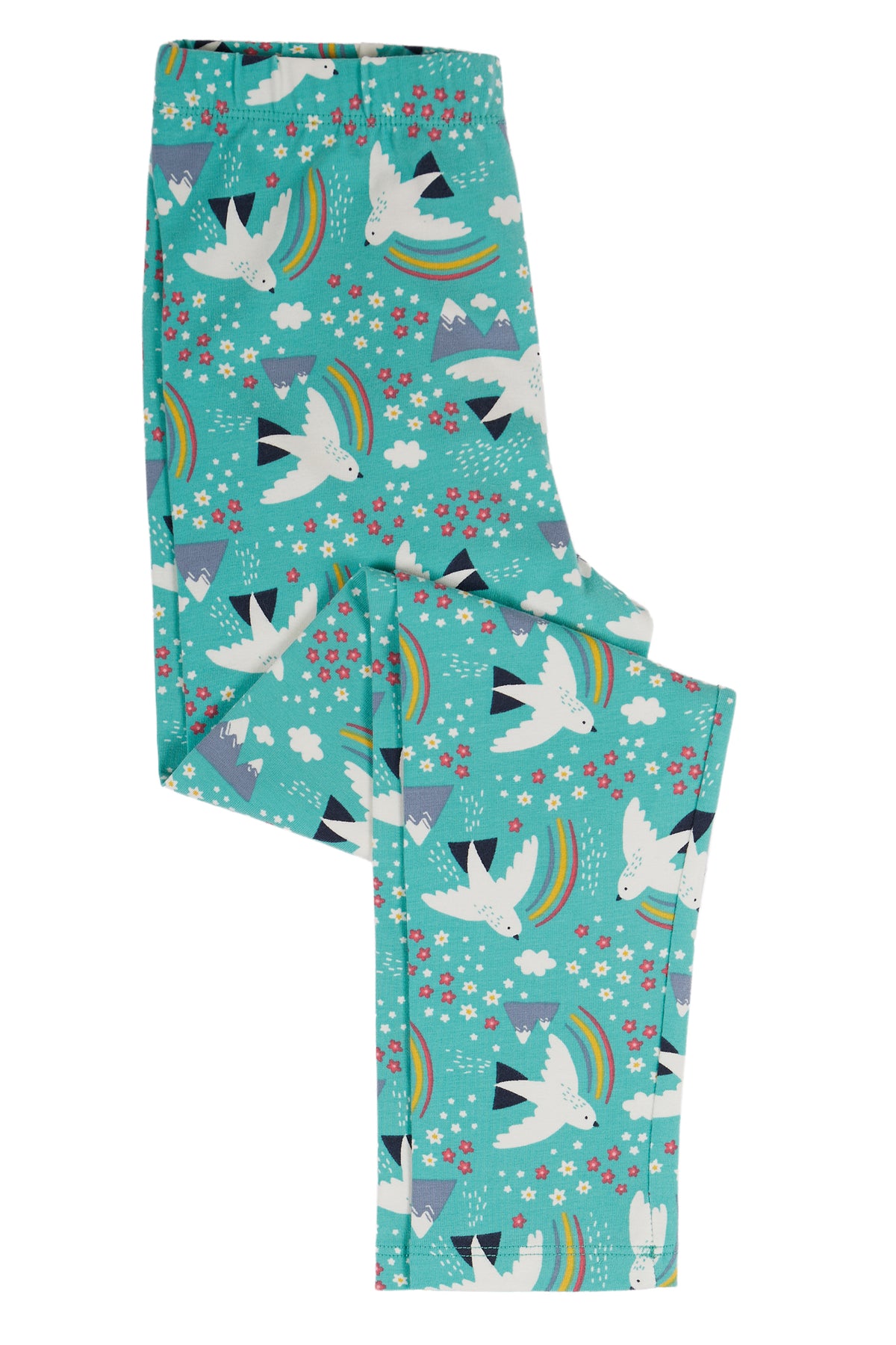 Frugi Libby Printed Leggings - Ptarmigan