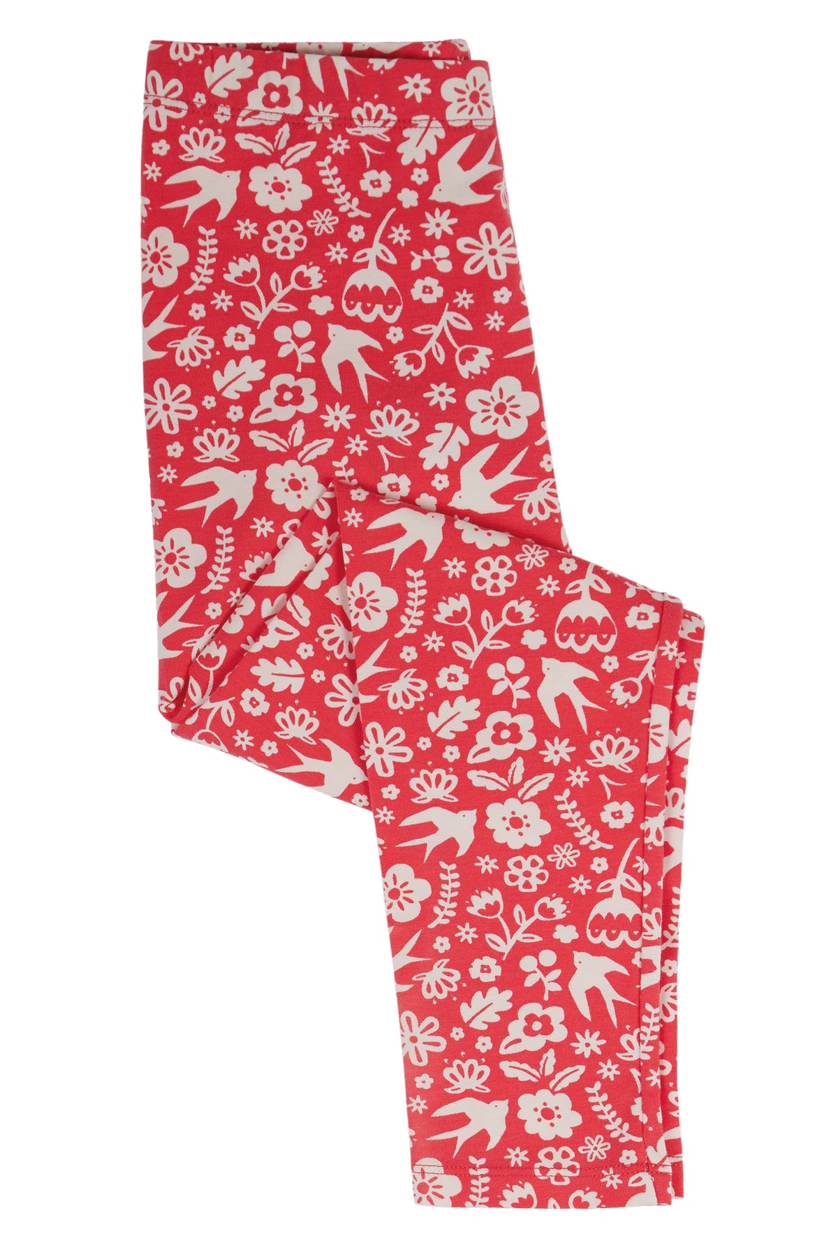 Frugi Libby Printed Leggings - Watermelon Bloom