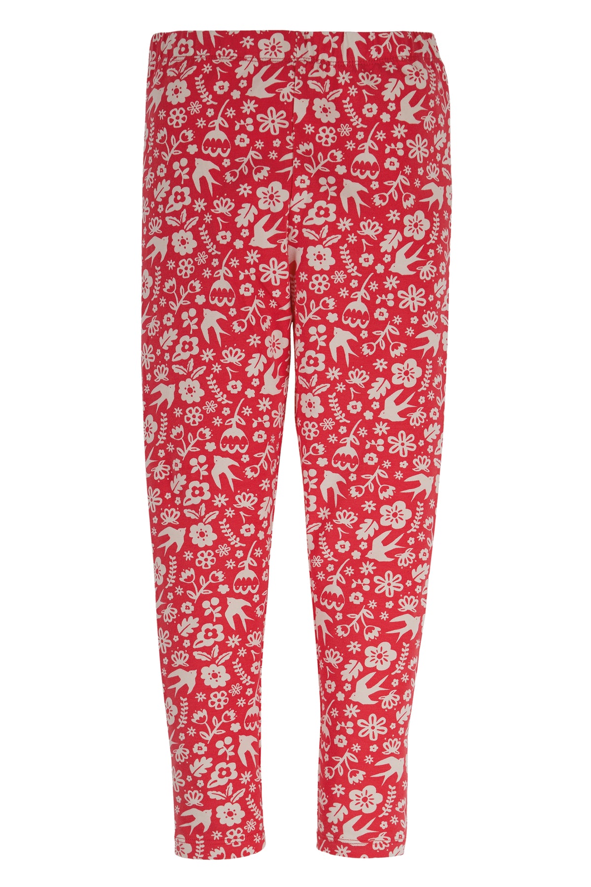 Frugi Libby Printed Leggings - Watermelon Bloom