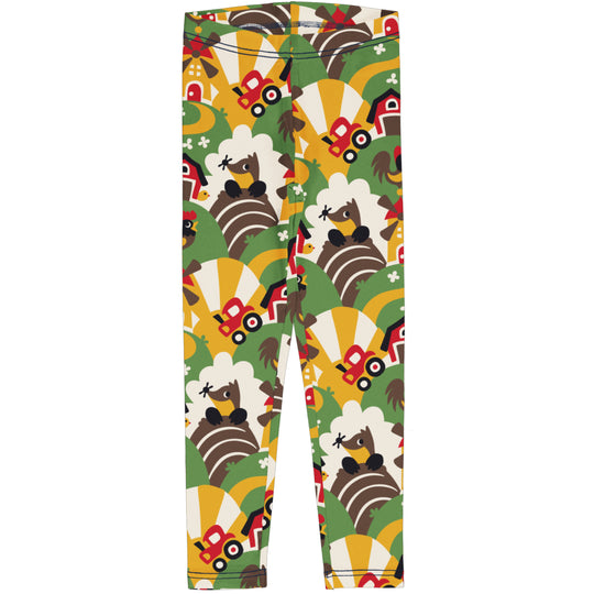 Maxomorra Leggings - Farm