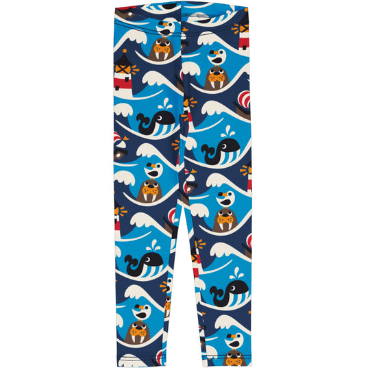 Maxomorra Leggings - Ocean