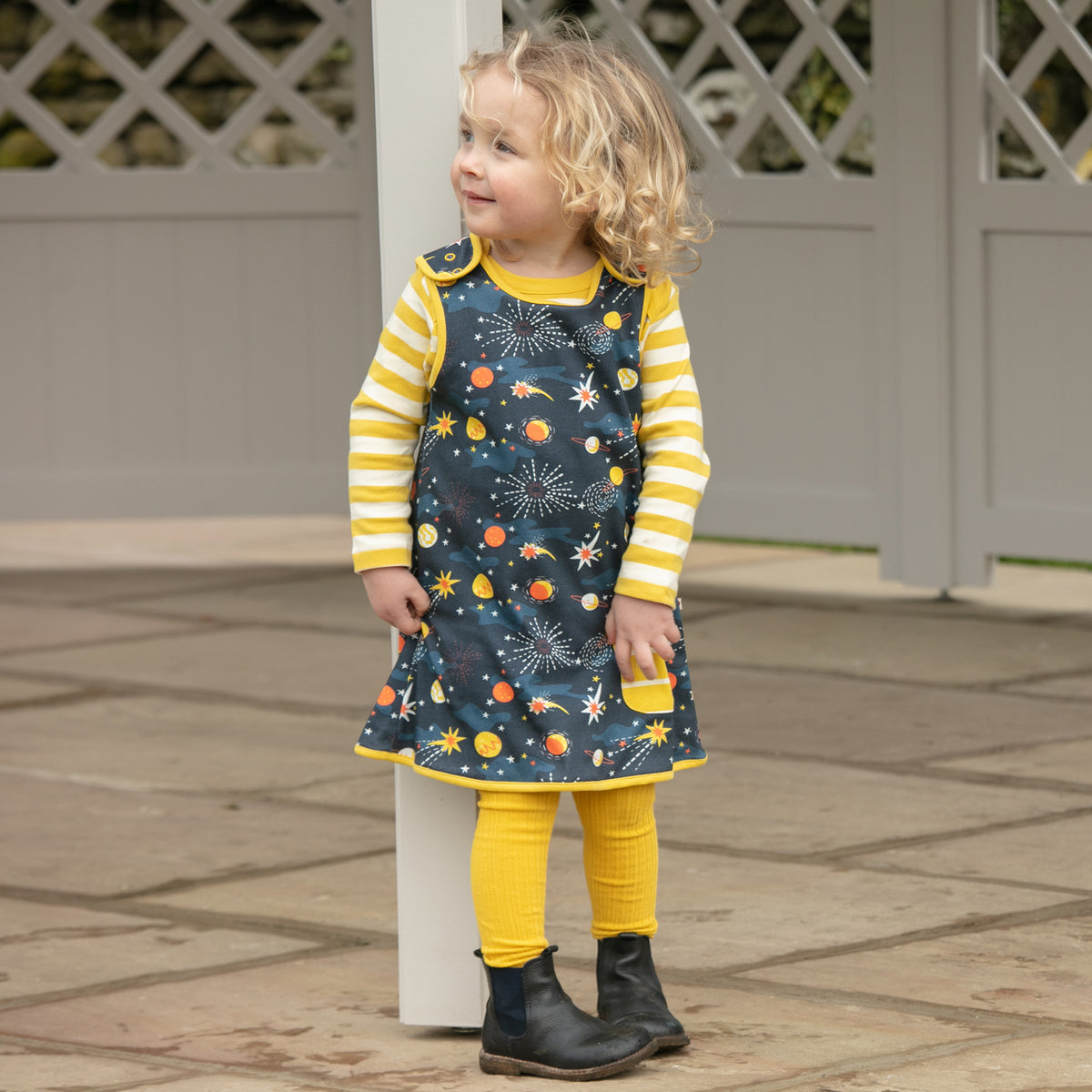 Piccalilly Reversible Dress Sleeveless - Solar Space