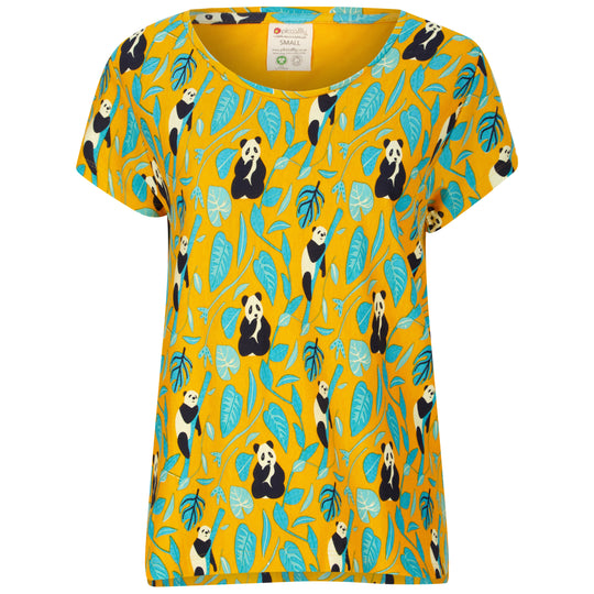 Piccalilly Adult T-Shirt Short Sleeve - Panda