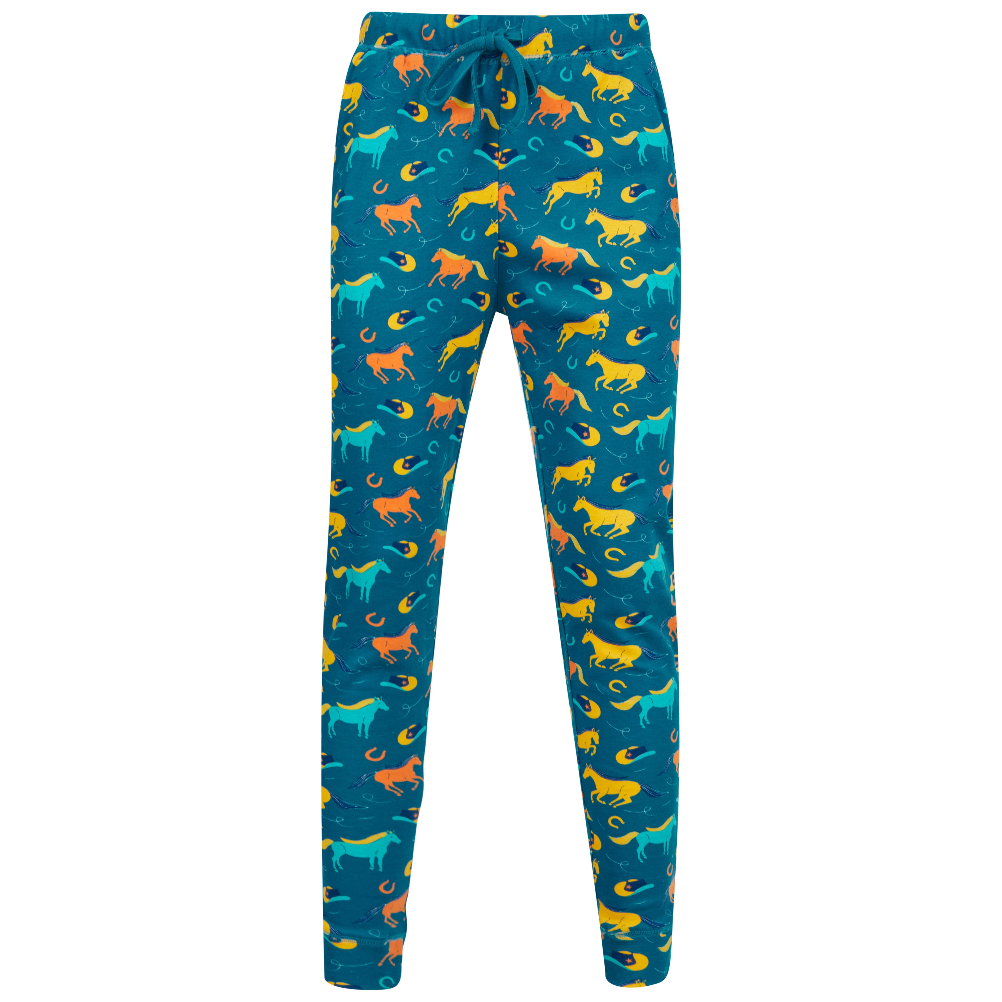 Piccalilly Adults Loungewear Joggers - Wild Horses