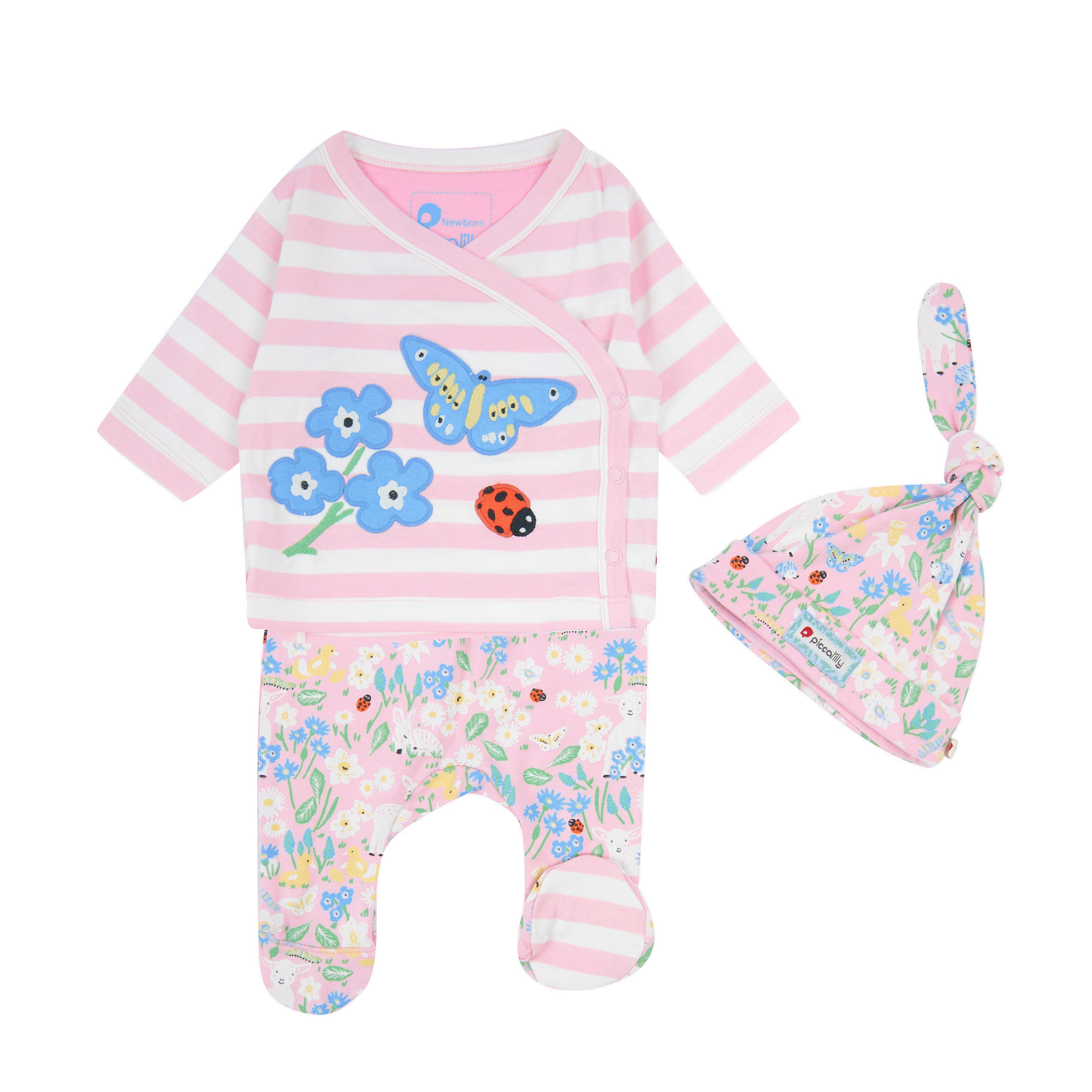 Piccalilly 3 Piece Baby Set - Little Lamb
