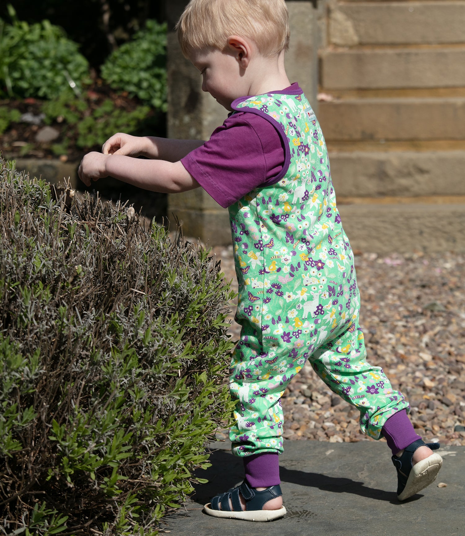 Piccalilly Dungarees - Spring Meadow