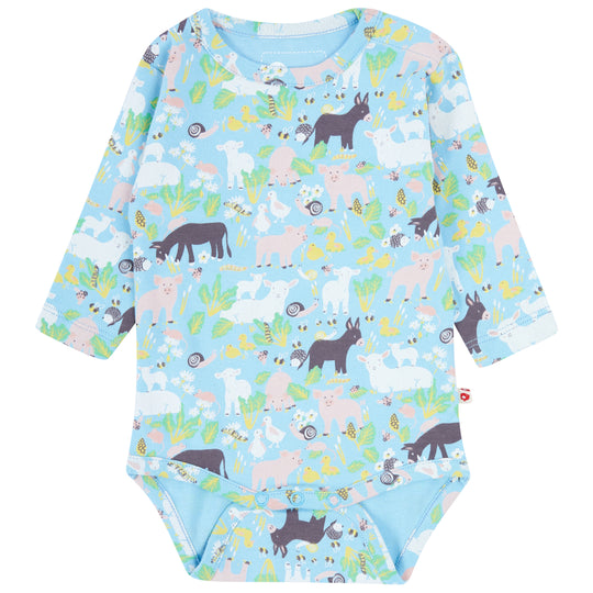 Piccalilly 2 Pack Baby Bodysuits - Country Friends