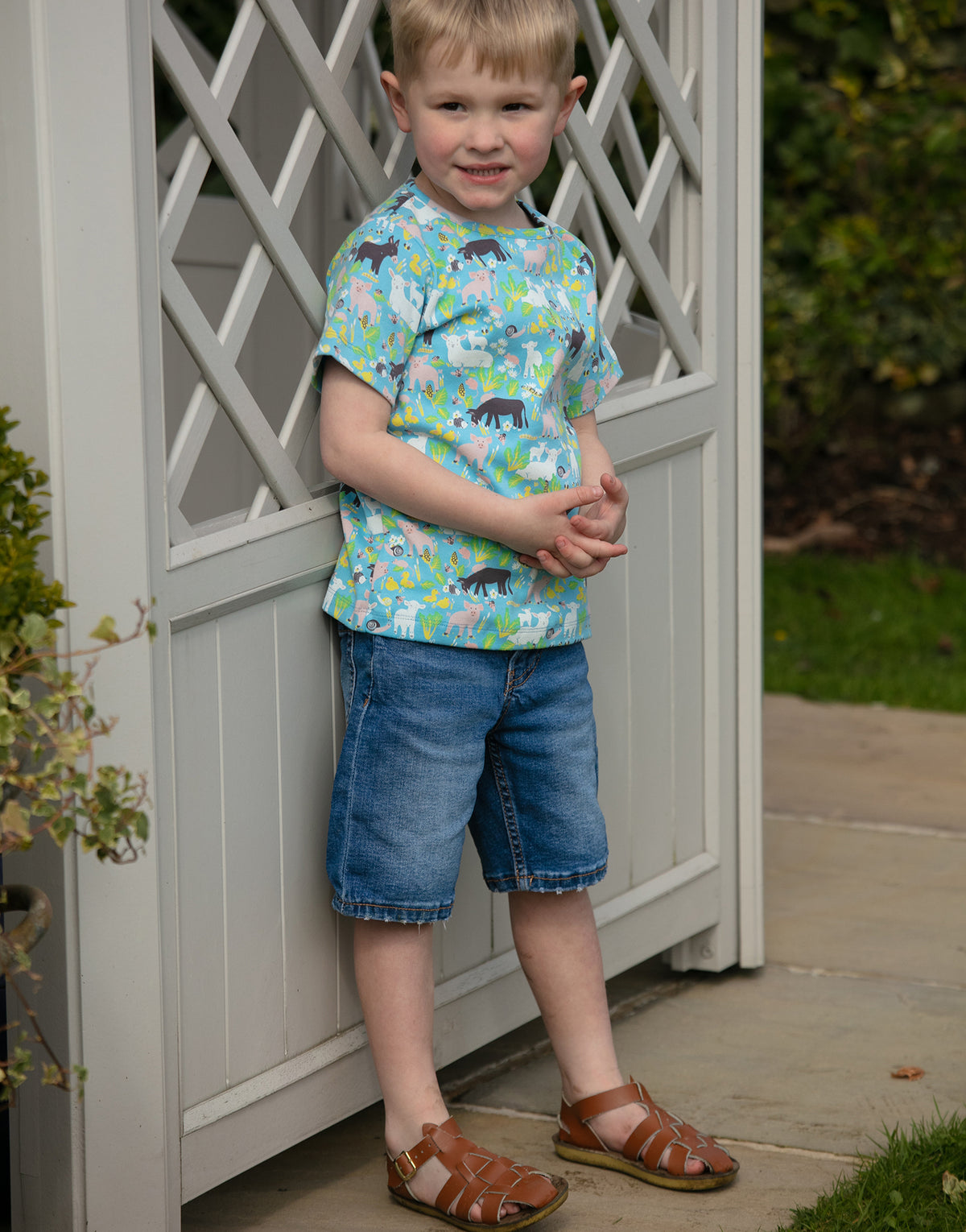 Piccalilly T-Shirt All Over Print Short Sleeve - Country Friends