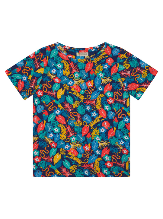 Piccalilly Kids All Over Print T-Shirt - Tropic