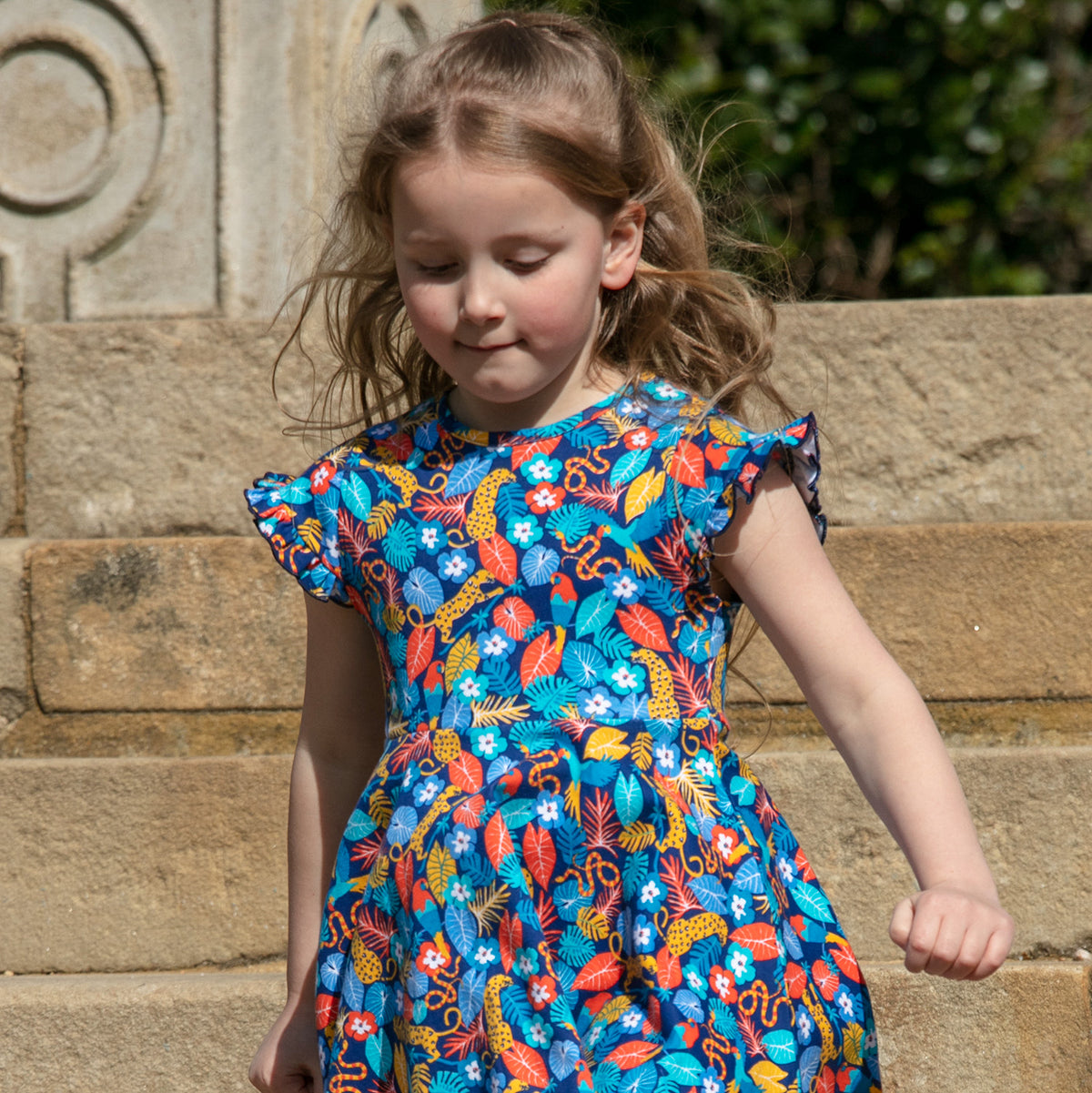 Piccalilly Skater Dress Sleeveless - Tropic