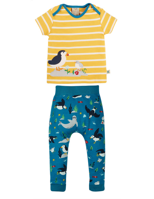 Frugi The National Trust Olly Outfit Set - Puffin