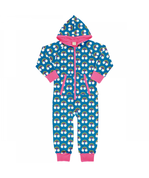 Maxomorra Onepiece Lined Farm Rainbow