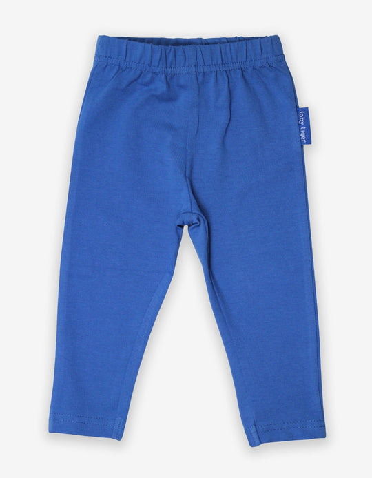 Toby Tiger Organic Basic Leggings - Blue