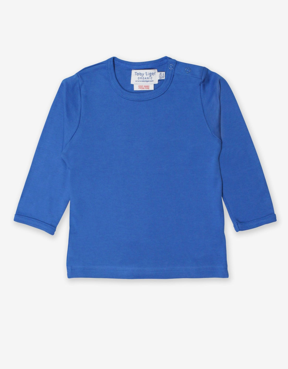Toby Tiger Organic Basic Top Long Sleeve - Blue