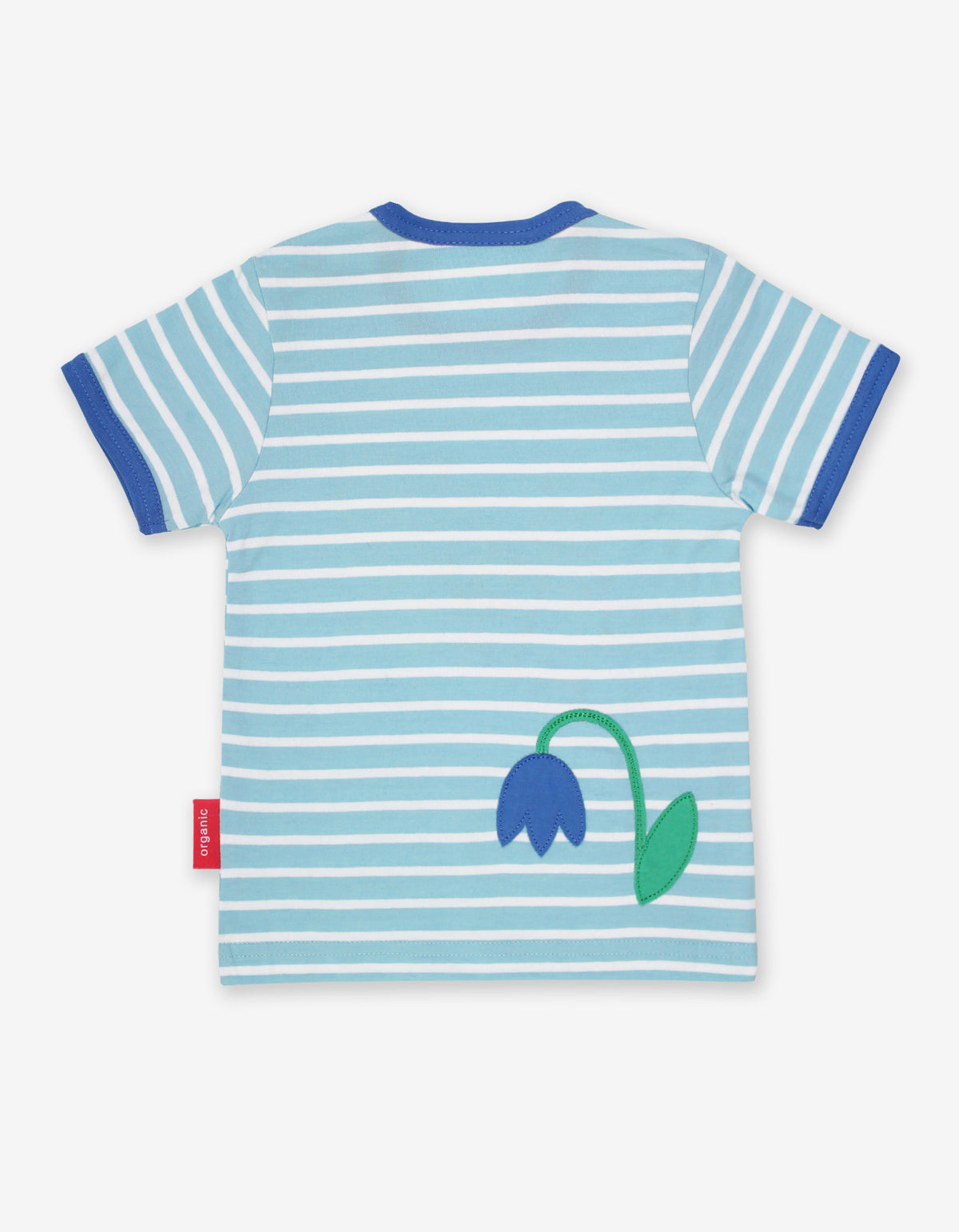 Toby Tiger Organic T-Shirt Short Sleeve - Ladybird Applique