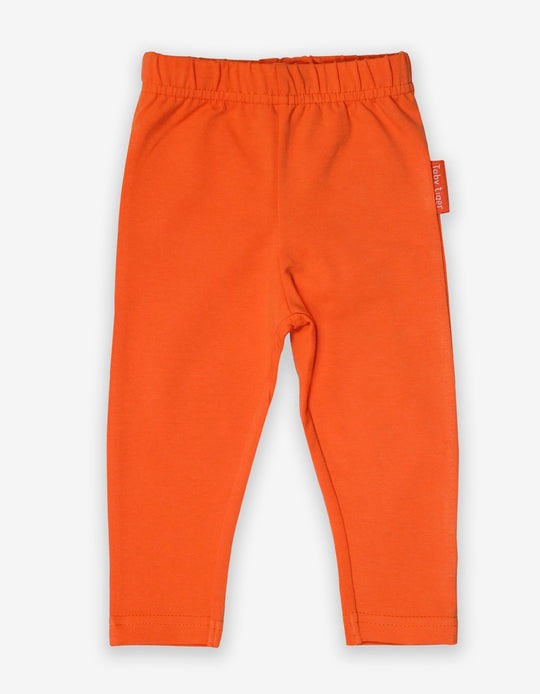 Toby Tiger Organic Basic Leggings - Orange