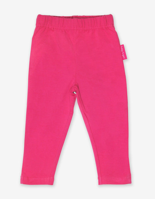Toby Tiger Organic Basic Leggings - Pink