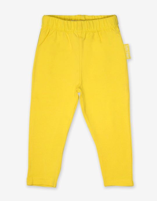 Toby Tiger Organic Basic Leggings - Yellow